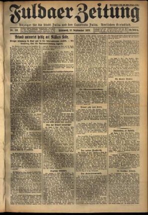 Ausgabe vom Mittwoch, den 12. September 1928.