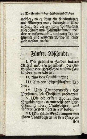 Fünfter Abschnidt.