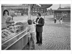 Boyer Markt, Horster Straße, Ecke Kraneburgstraße, Boy, Bottrop, BRD, 1984