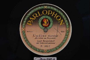 Undine : "Es wohnt am Seegestade" / (Lortzing)