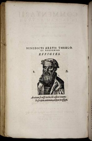Benedicti Aretii Theologi Bernensis.