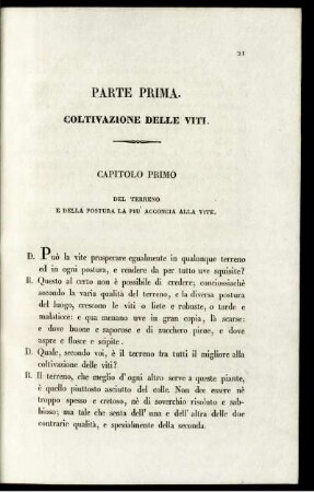 Capitolo Primo