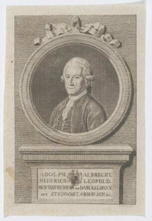 Bildnis des Adolph Albrecht Heinrich Leopold von Danckelmann