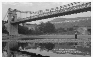 Le pont de Longues et Corent