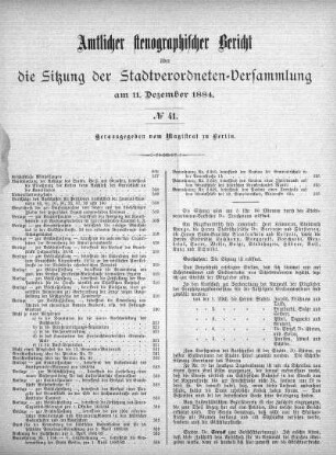 No. 41, 11. Dezember 1884