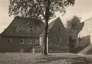 Geithain, ehemalige Stadtmühle und Stadtmauer