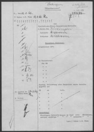Böckingen: Visitationsbericht 1966