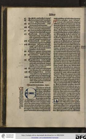 Incipit liber tredecimus. Capitulum I.