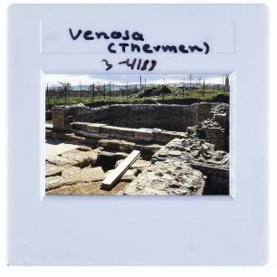Venosa, Parco Archeologico,Venosa, römische Thermen