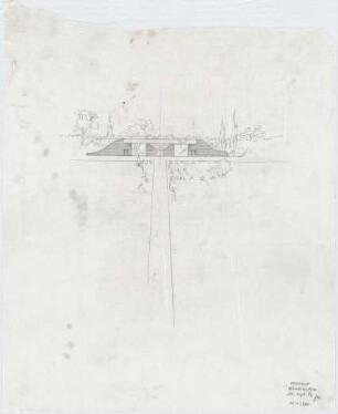Schneider - Esleben, Paul; Hückelhoven - Baal (Kreis Heinsberg); Aussegnungshalle - Variante Aussegnungshalle (Ansicht)