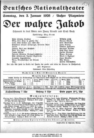 Der wahre Jakob