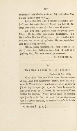 2. Von Aubin Louis Millin in Paris