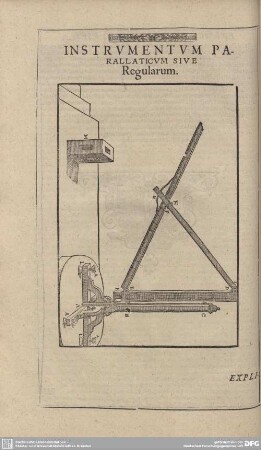 INSTRUMENTUM PARALLATICUM SIVE Regularum.