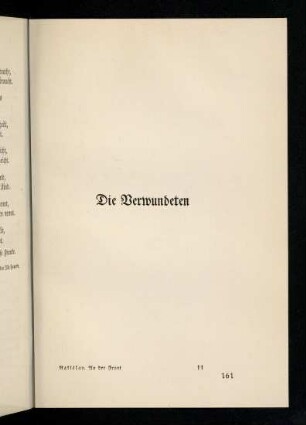161-176, Die Verwundeten
