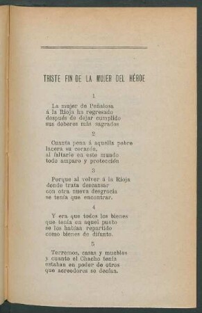 Triste fin de la mujer del héroe