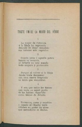 Triste fin de la mujer del héroe