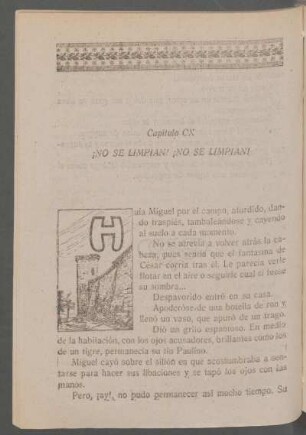 Capítulo CX - ¡No se limpian! ¡No se limpian!