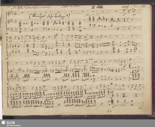 No.7. Solo con Coro: O wie schön