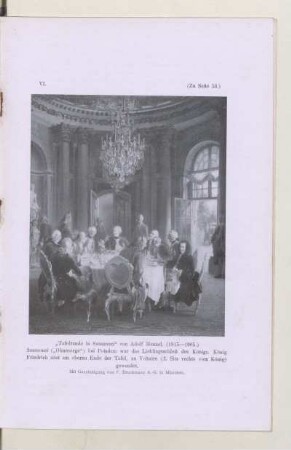 „Tafelrunde in Sanssouci" von Adolf Menzel