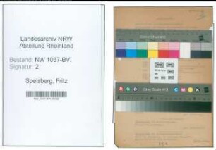 Entnazifizierung Fritz Spelsberg , geb. 00.00.0000 ()