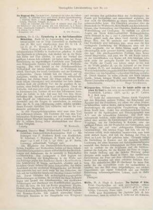 3 [Rezension] Aalders, G. Ch., Tij-kentering in de Oud-Testamentische Wetenschap