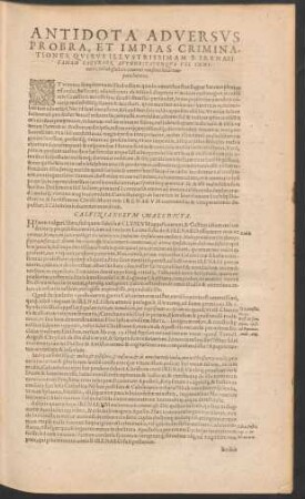 Antidota Adversus Probra, Et Impias Criminationes, Quibus Illustrissimam B. Irenaei Famam Lacerare ...
