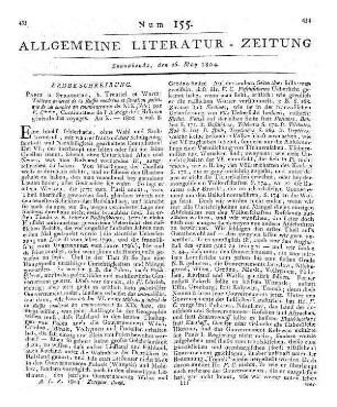 A select Collection of the Newest and Best Prosaic and Poetical English Works. Nr. 2-3. Leipzig: Fleischer 1802-03