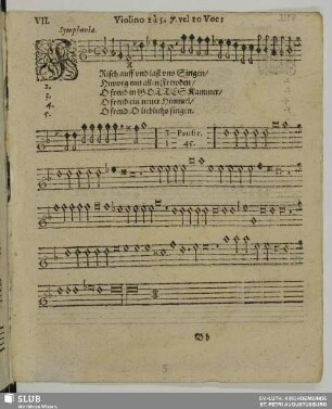 VII. Frisch auf und lasst uns singen