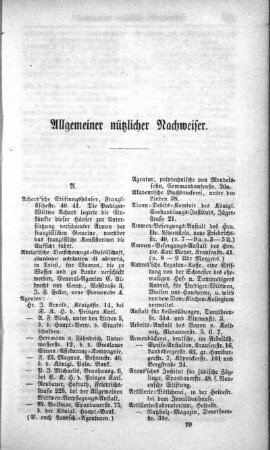 Allgemeiner nützlicher Nachweiser