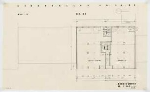 Wohnhäuser Bundesallee 24/25, Berlin-Wilmersdorf: Grundriss Erdgeschoss 1:100