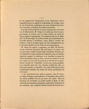 Funérailles de M. F. Arago : discours de M. Flourens ... le mercredi 5 octobre 1853