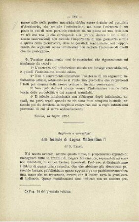 Alle formule di Logica Matematica.