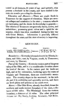 Particular view of Kentucky