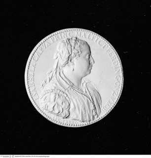 Medaille der Isabella Capua Gonzaga (+ 1559), Avers: Brustporträt nach rechts