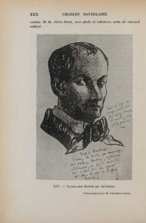 XIV. Baudelaire dessiné par lui-même