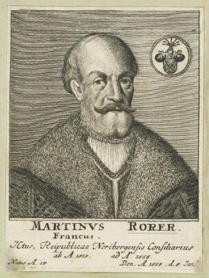 Bildnis des Martinvs Rorer