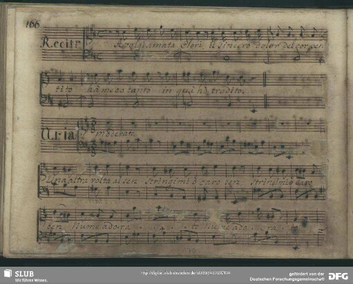 Recitativo: Avolgi amata Clori il sincero