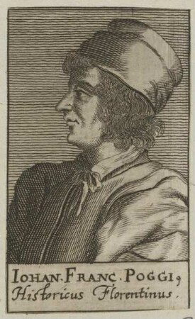 Bildnis des Iohannes Franciscus Poggius
