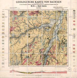 Nr.73 (4955) Ostritz, Geologische Karte von Sachsen