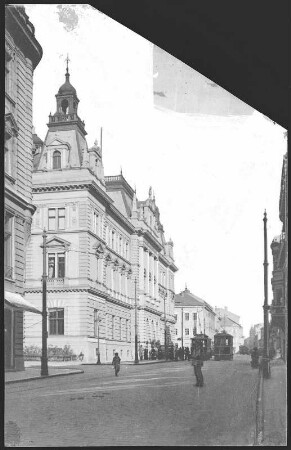 Aussig. Teplitzer Straße und K. K. Post