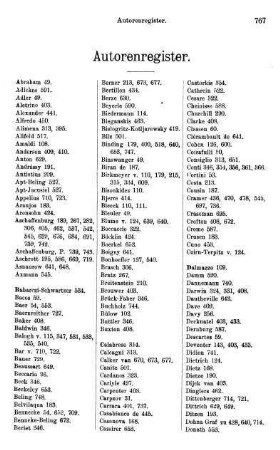 767-771, Autorenregister