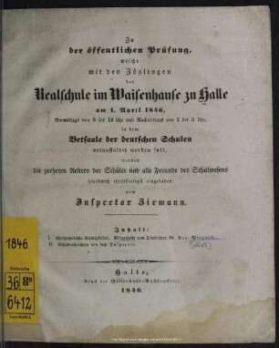 Mathematische Kleinigkeiten