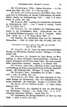 Eberhard I. im Bart