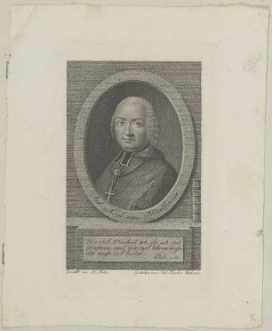 Bildnis des Joh. Nicol. von Hontheim
