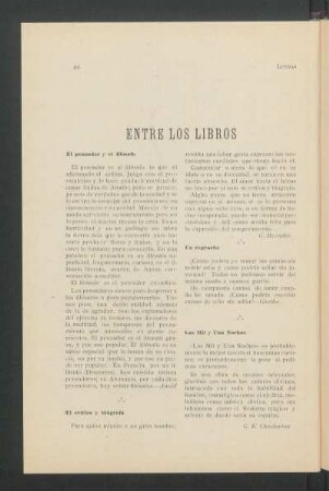 Entre los libros