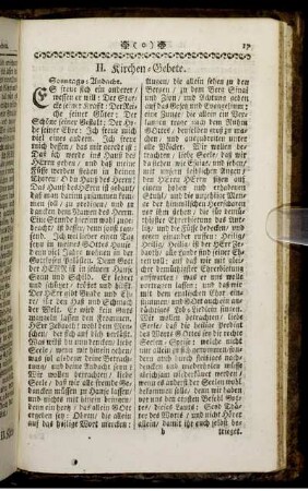 II. Kirchen-Gebete.