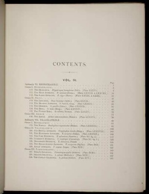 Contents. Vol. IV.