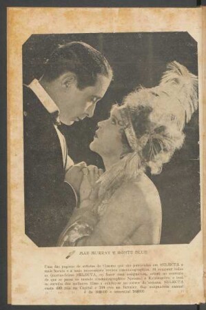 [Ilustração de] Mae Murray e Monte Blue