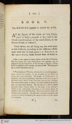 Book V. The Beings supposed to inhabit the Air