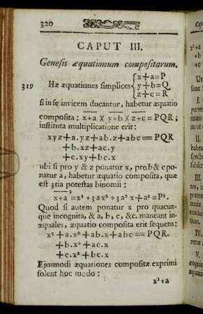 Caput III. Genesis æquationum compositarum.